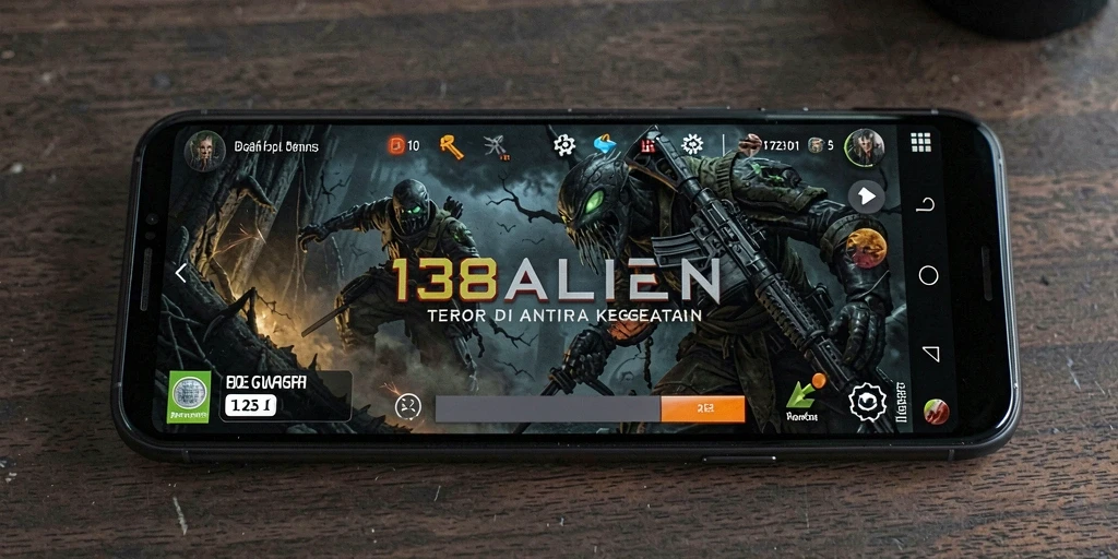 Screenshot gameplay 138ALIEN yang menampilkan suasana Horror yang mencekam.
