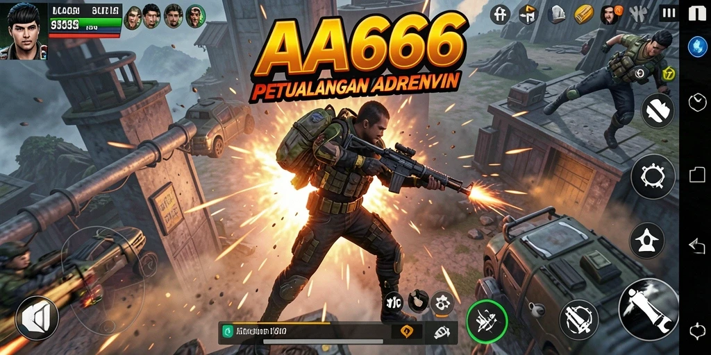 Gameplay seru dan intens di AA666