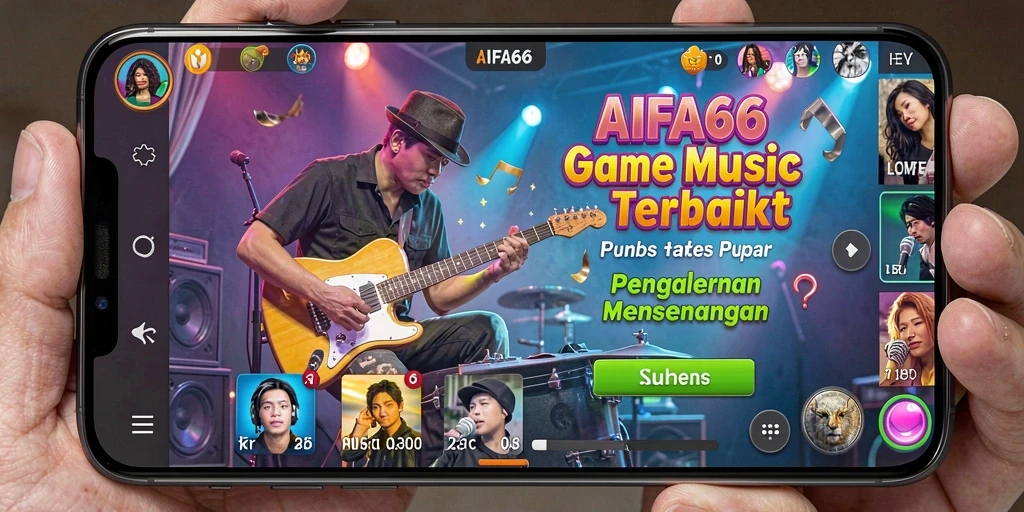 Screenshot AIFA66 menampilkan keseruan gameplay musik.