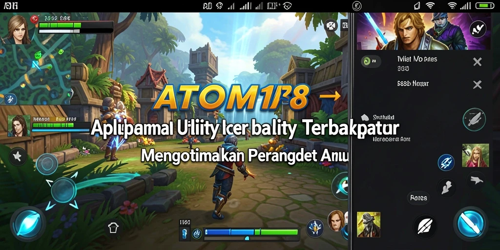 Tampilan antarmuka ATOM138 yang intuitif dan menarik.