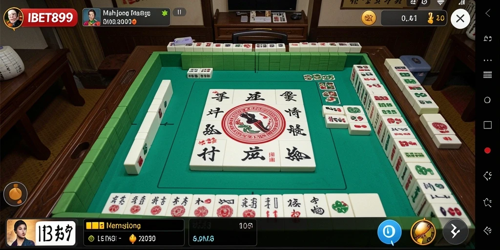 Tampilan gameplay seru dari IBET899 Mahjong dengan grafis yang menarik.