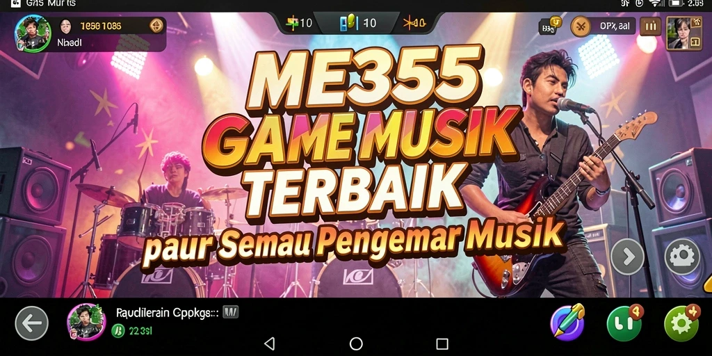 Gameplay seru ME355 dengan berbagai jenis lagu musik.