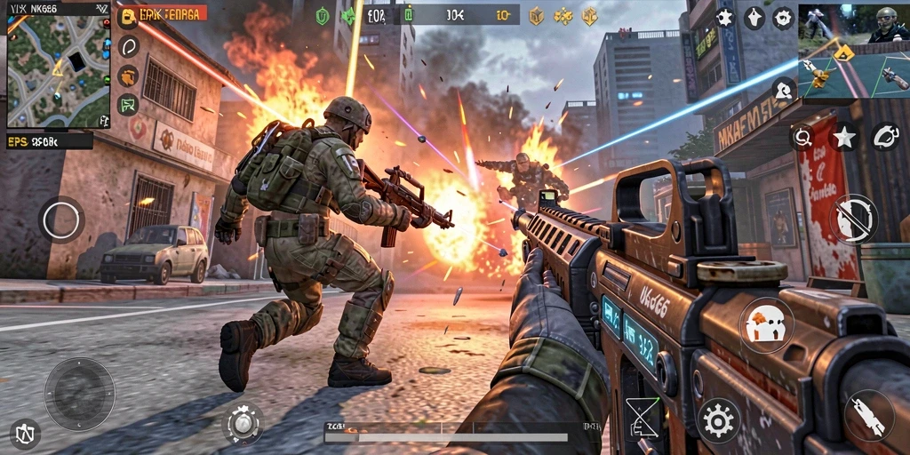 Tampilan gameplay NK666 yang mendebarkan dan penuh aksi.