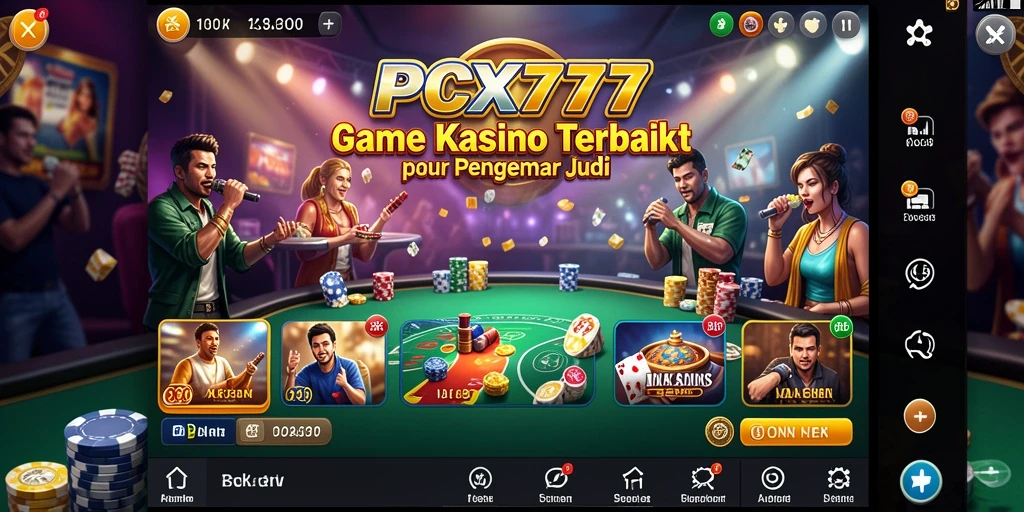 Screenshot gameplay PCX777 yang menunjukkan keseruan pengalaman Kasino.