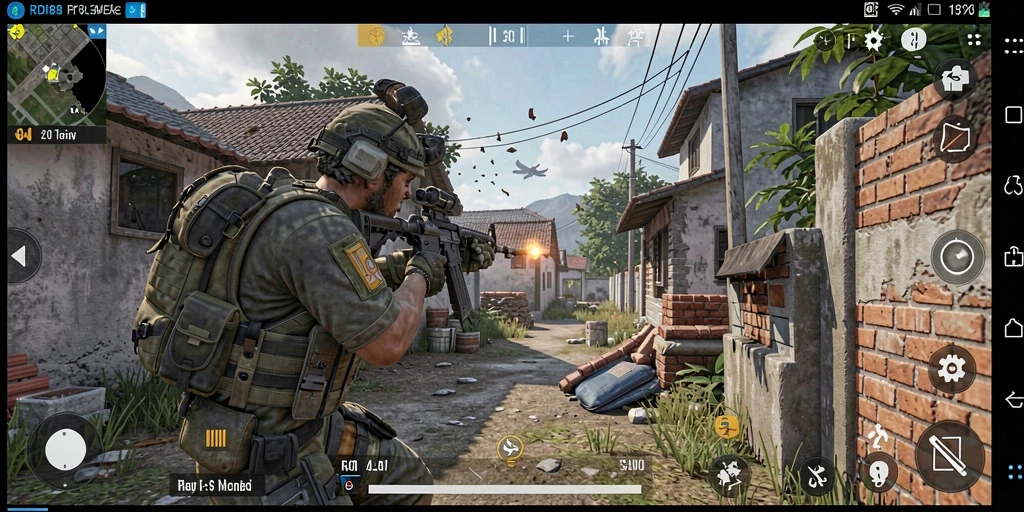Tampilan gameplay RDI88 yang memukau dengan aksi tembak-menembak seru.