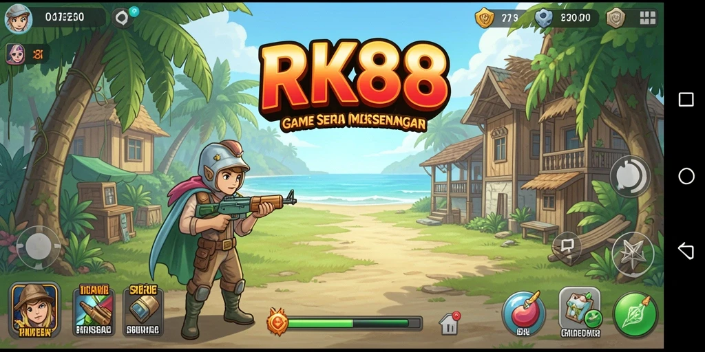 Tampilan gameplay RK88 yang menarik dan adiktif.