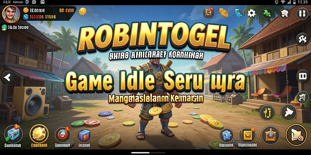 Tampilan gameplay ROBINTOGEL yang menarik dan interaktif.