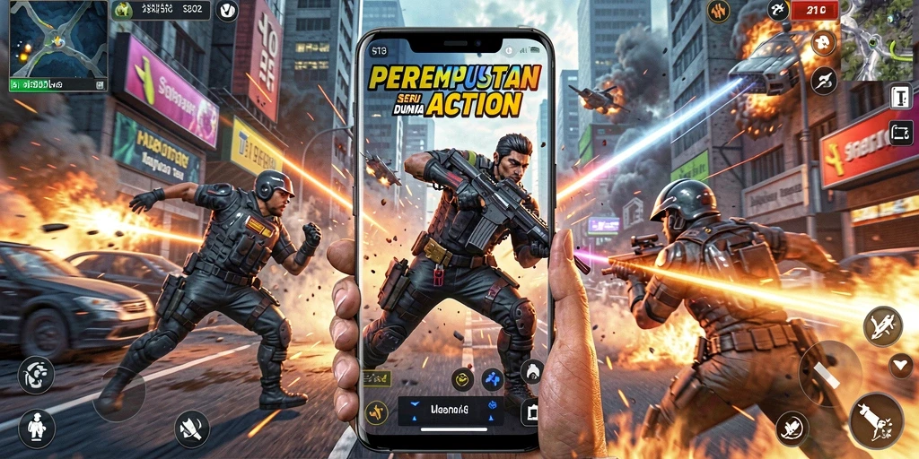 Tangkapan layar dari gameplay S13 menunjukkan pertarungan seru yang penuh aksi.