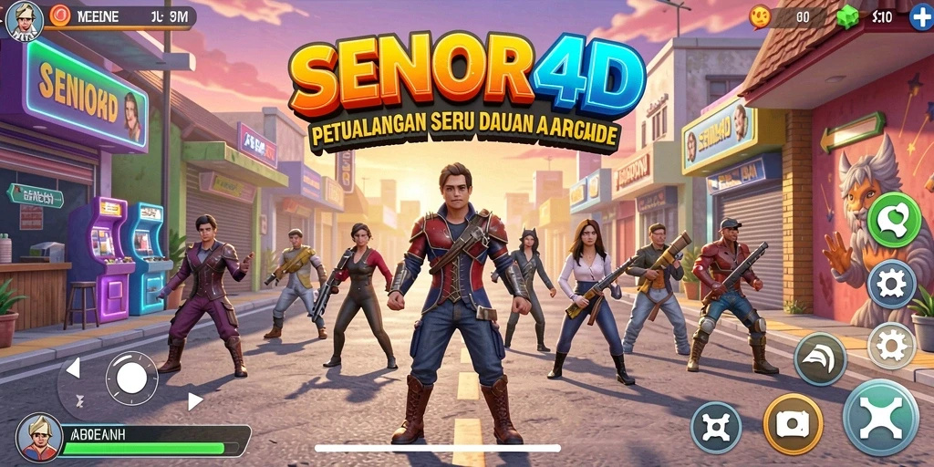 Screenshot gameplay SENIOR4D yang seru dan menegangkan.