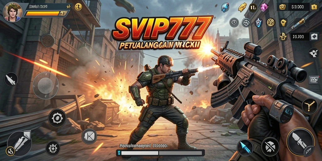 Tampilan seru gameplay SVIP777 yang penuh aksi.