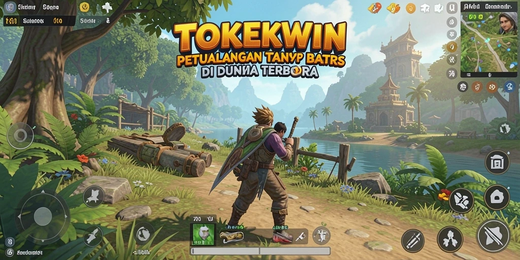Tampilan menakjubkan dari gameplay TOKEKWIN yang penuh petualangan.