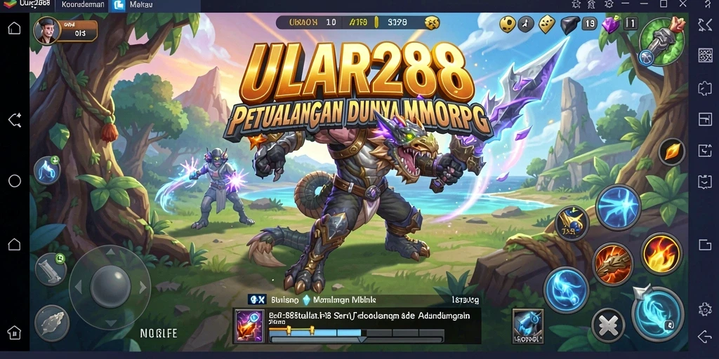 Gameplay epik dalam ULAR288 dengan petualangan yang menantang.