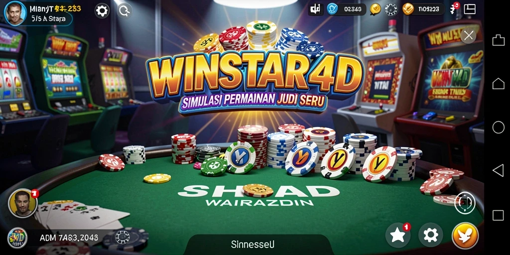Gameplay seru WINSTAR4D dengan grafis menarik dan interaksi sosial.